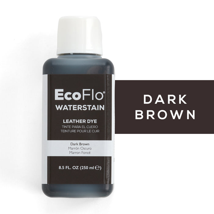 Tandy Leather Eco-Flo Waterstain Dark Brown 8.5 oz. (250ml) 2800-02