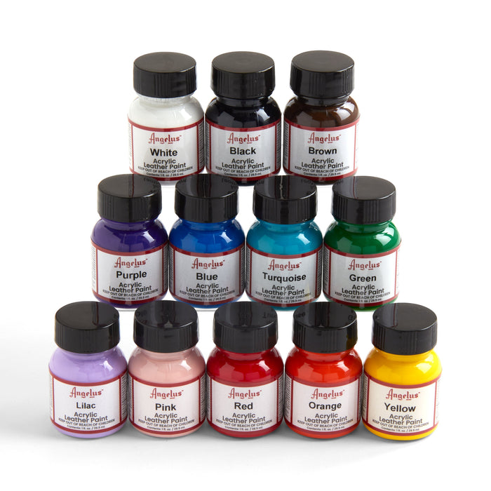 Angelus Best Sellers Leather Paint Set — Tandy Leather,
