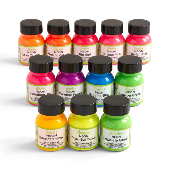 Angelus Neon Leather Paint Set — Tandy Leather, Inc.
