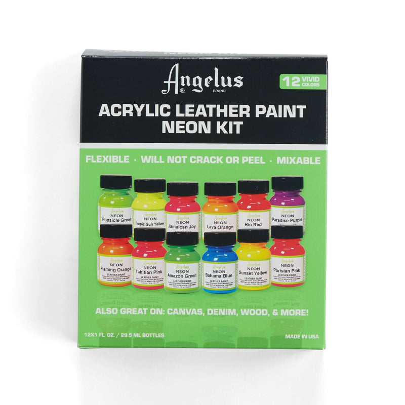 Kit de Peinture pour Cuir Angelus Neon