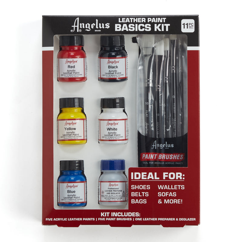 Kit básico de pintura para cuero Angelus