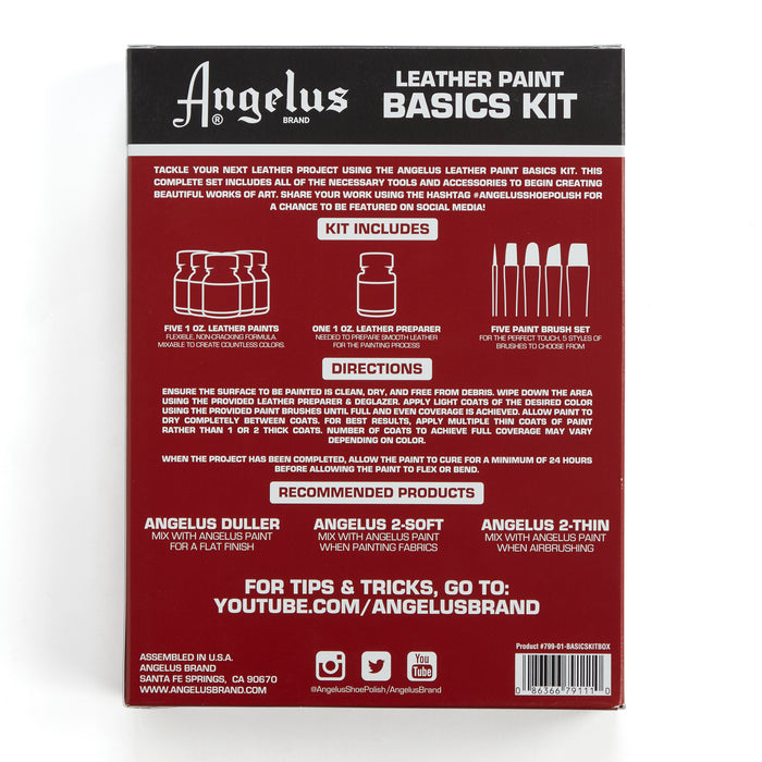 Angelus Leather Paint Basics Kit — Tandy Leather,