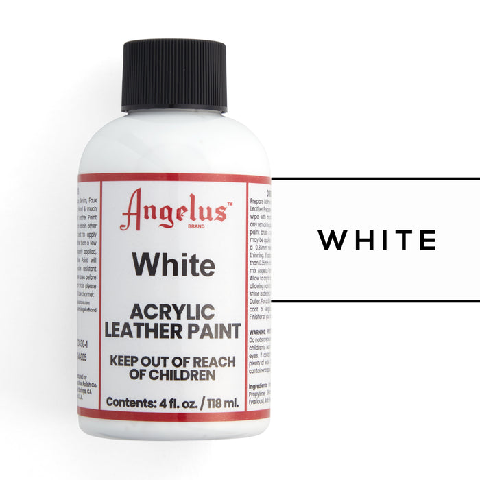 Angelus® Acrylic Leather Paint, 4 oz., White 