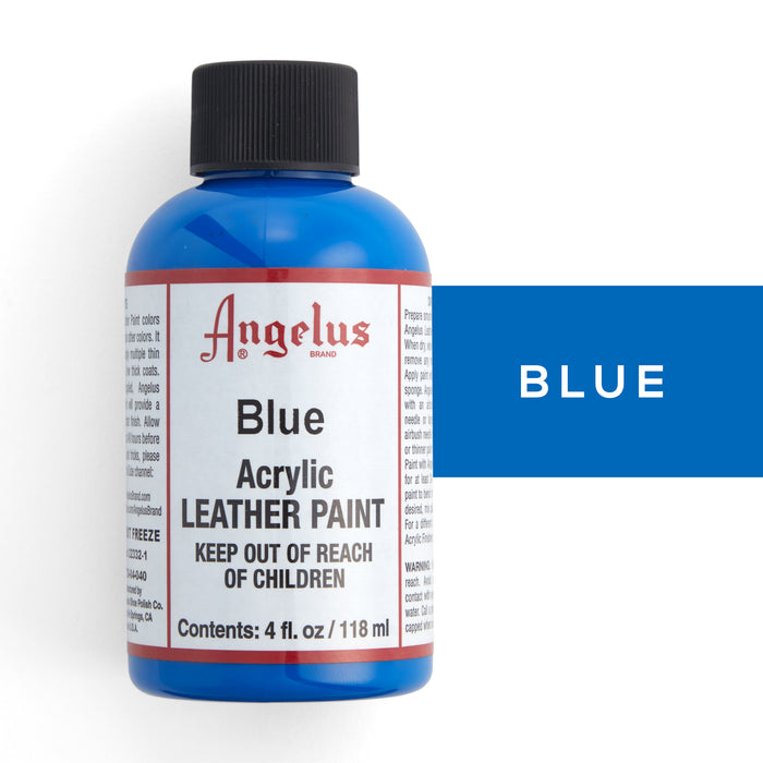 Angelus Acrylic Leather Paint - 4oz - Blue