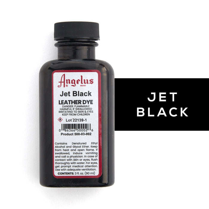  Angelus Leather Dye 3 ounce (Black) : Arts, Crafts