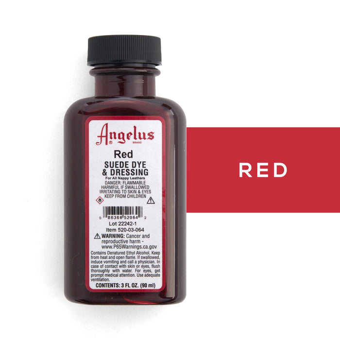 Angelus Red Suede Dye Angelus Suede Dye — Tandy Leather,