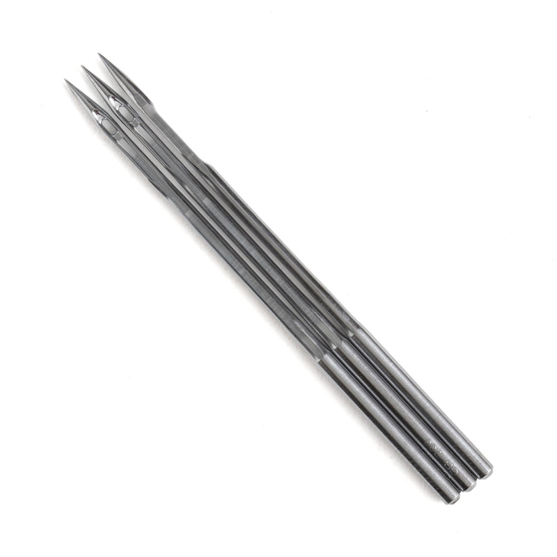 Lot de 3 aiguilles pour machine à pointe ronde
