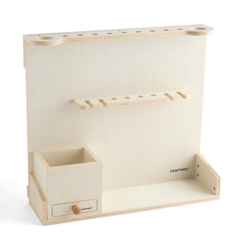 Craftool® Deluxe Wood Hand Tool Rack