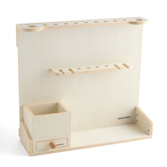 Craftool® Deluxe Wood Hand Tool Rack