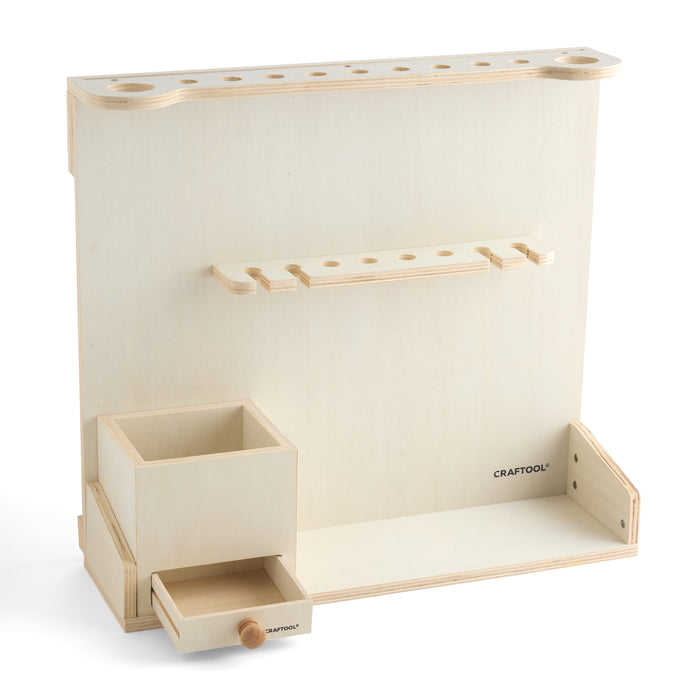 Craftool® Deluxe Wood Hand Tool Rack