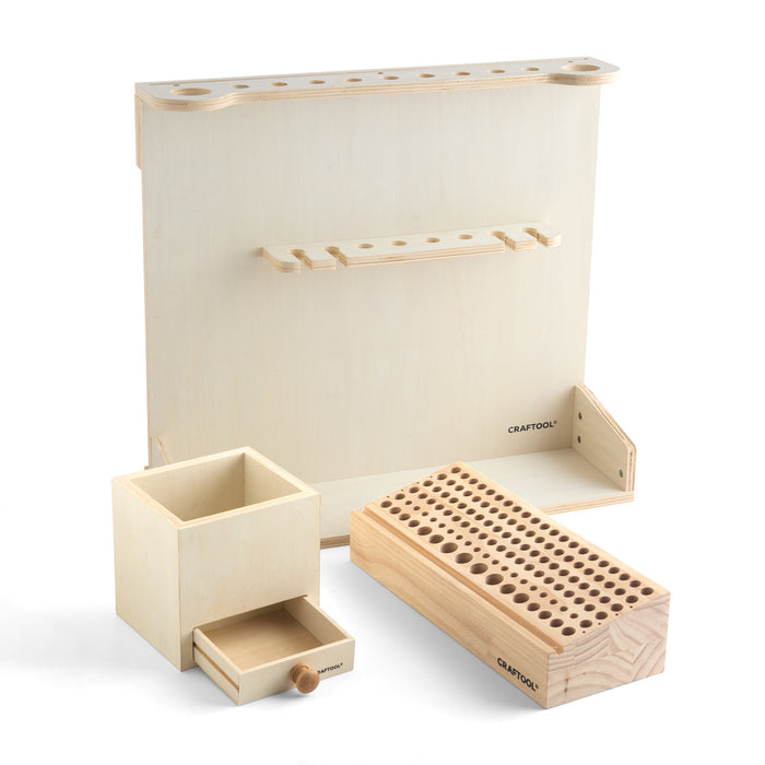 Craftool® Deluxe Wood Hand Tool Rack