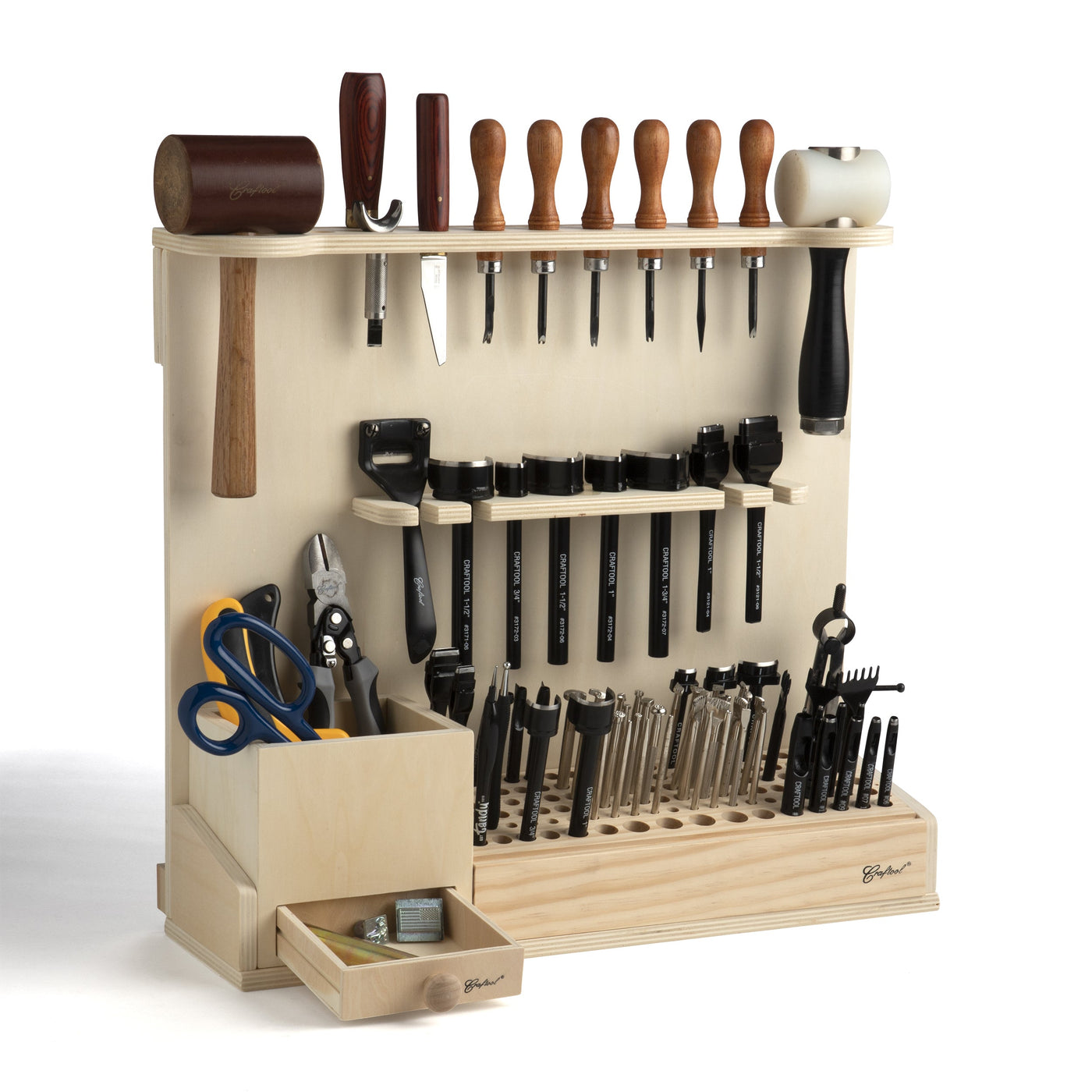 Deluxe Wood Hand Tool Rack — Tandy Leather, Inc.