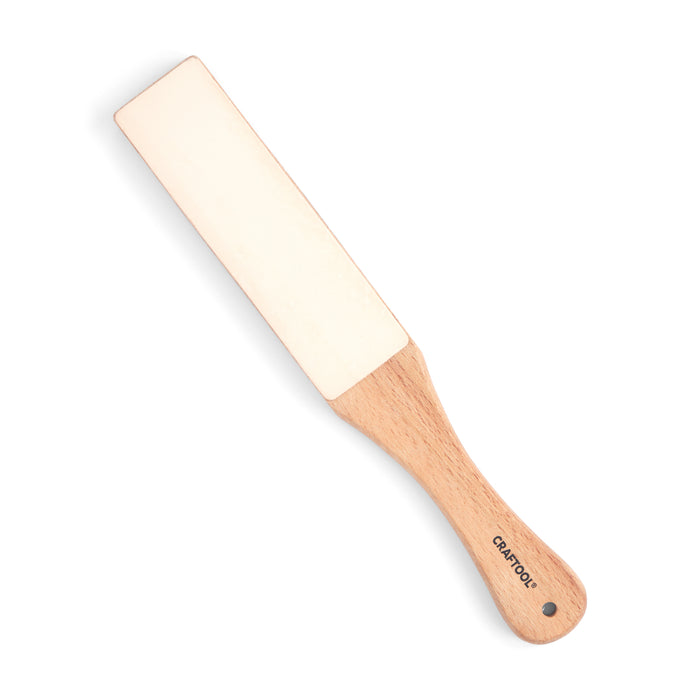 Leather Strop with Wood Handle