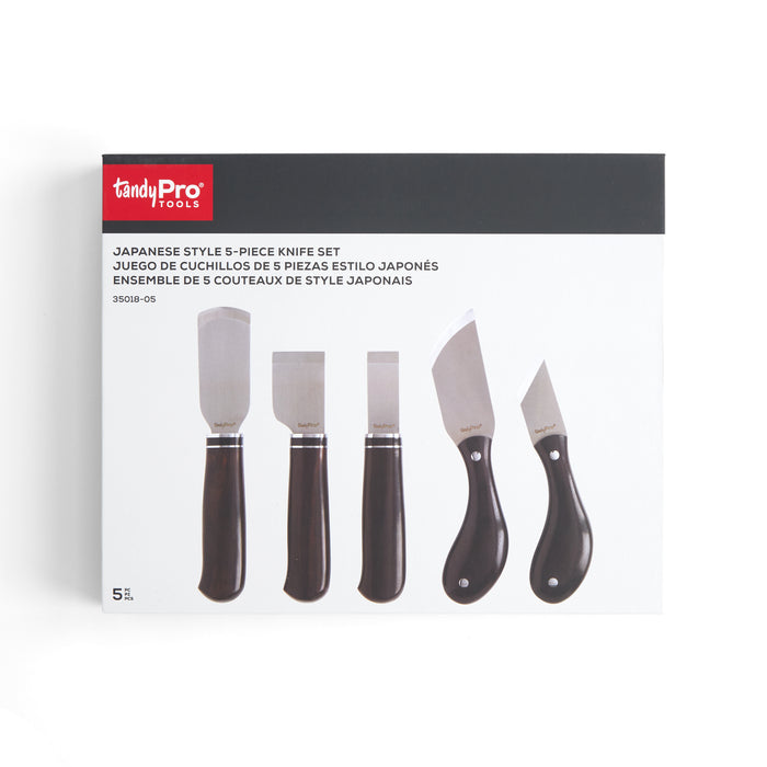 TandyPro® Tools 5-Piece Japanese Style Knife Set