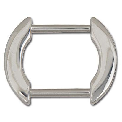Anillo de correa de arco plano niquelado