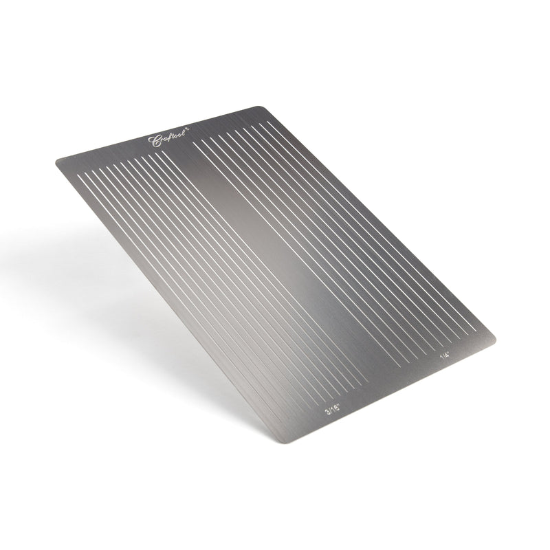 Stainless Steel Fringe Cutting Template