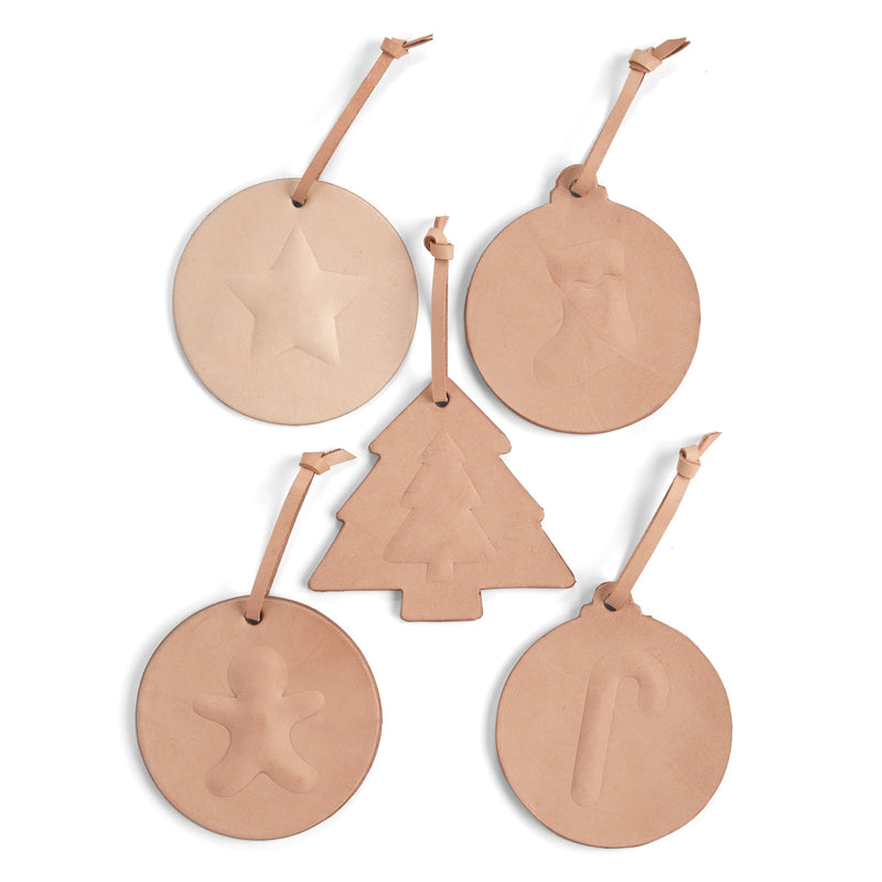 Ensemble de modèles acryliques d'ornement de vacances