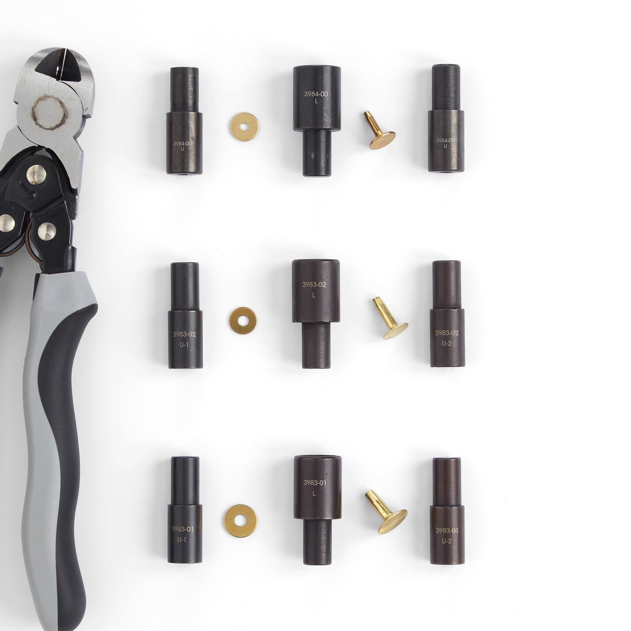 Hand Press Die Rivets & Burrs — Tandy Leather, Inc.