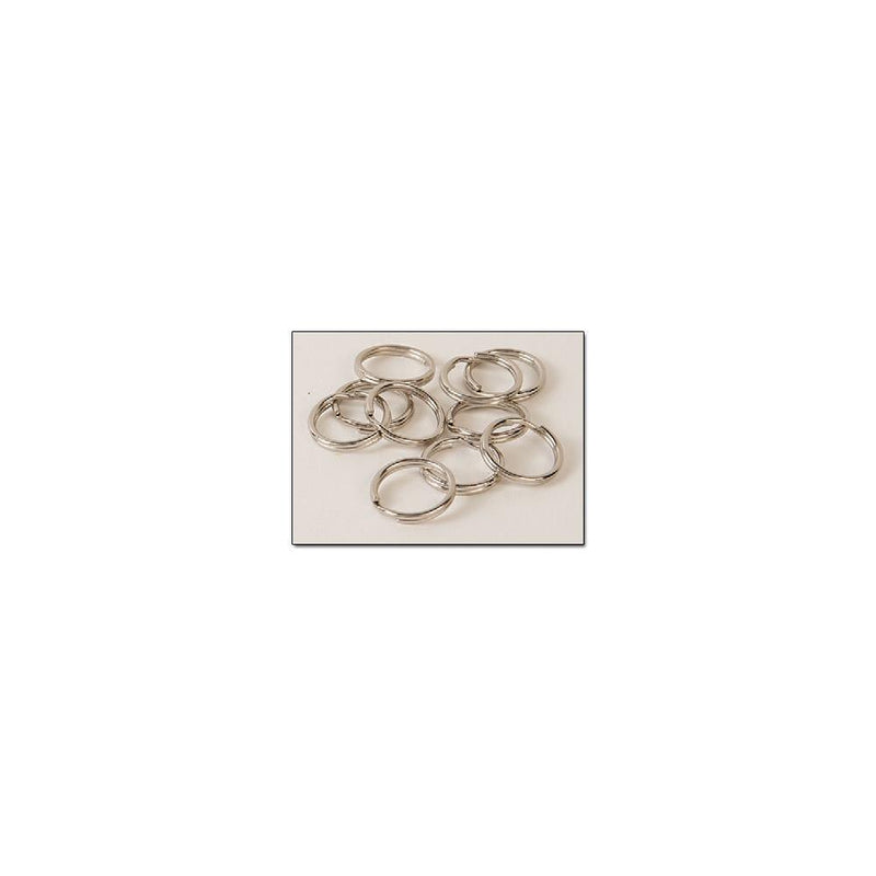 Anneaux fendus sans nickel Lot de 10