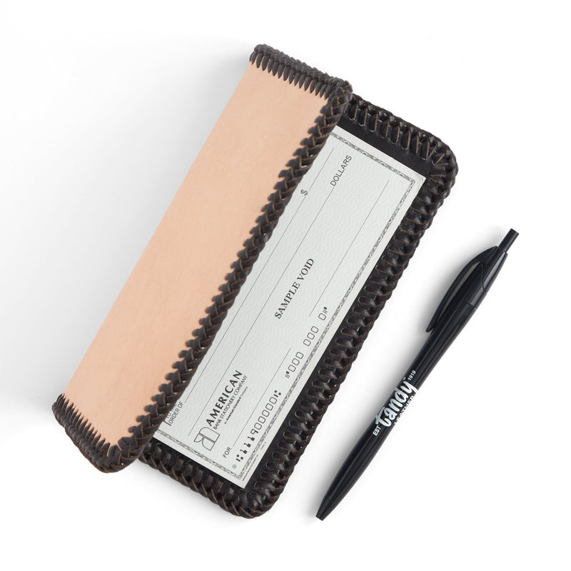 Checkbook Cover Leather Pack of 10