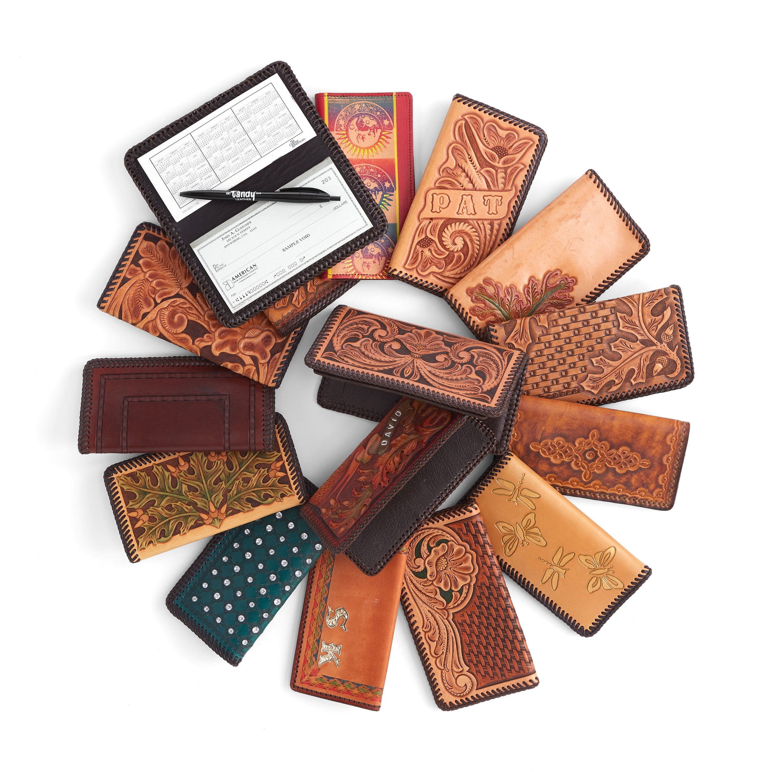 Checkbook Cover Kit Pack of 10 | Tandy Leather — Tandy Leather, Inc.