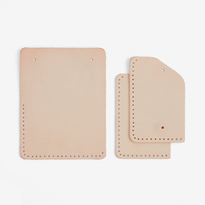 Estuche para tarjetas Snap de cuero, paquete de 10