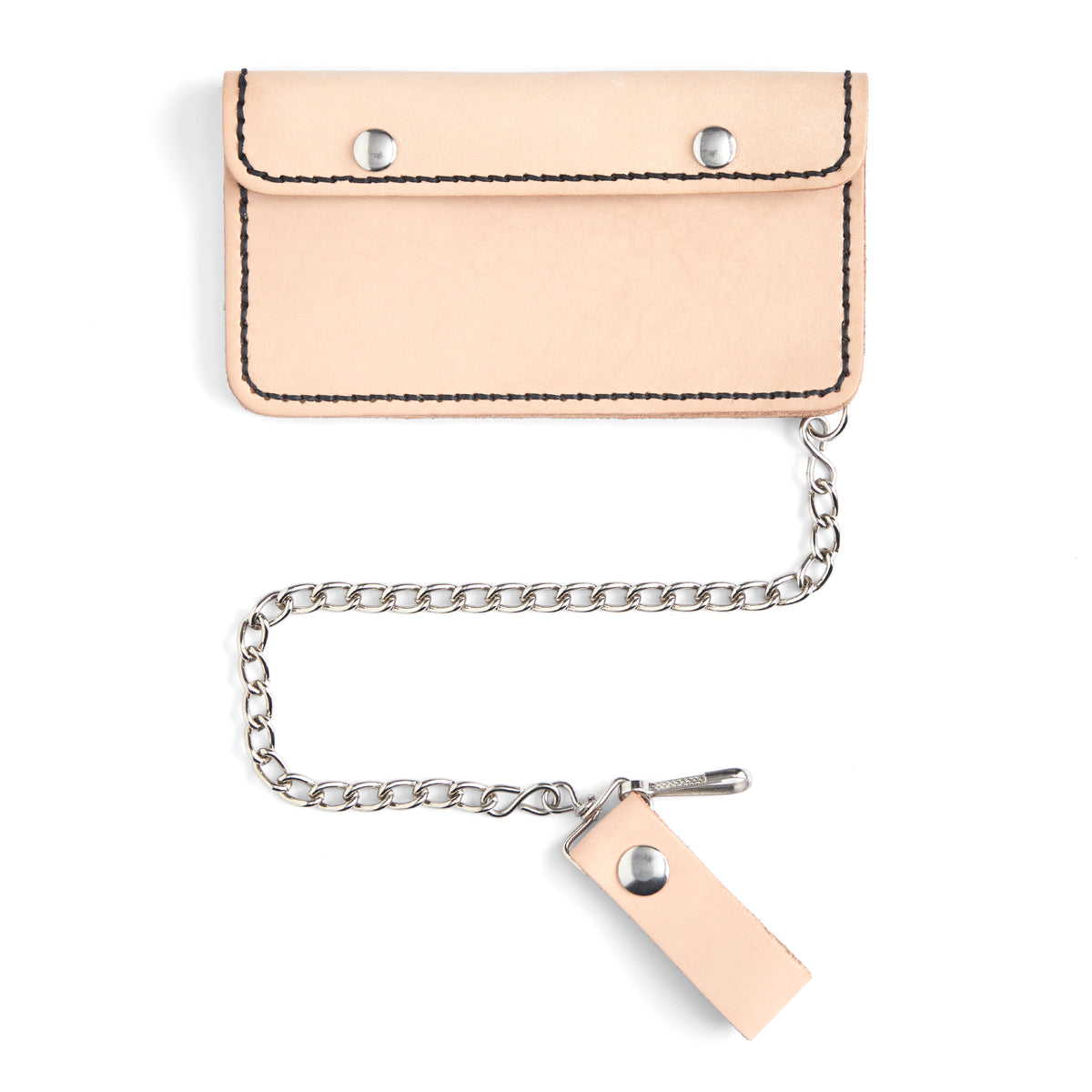 Tandy Leather Wallet Chain with Leather Loop