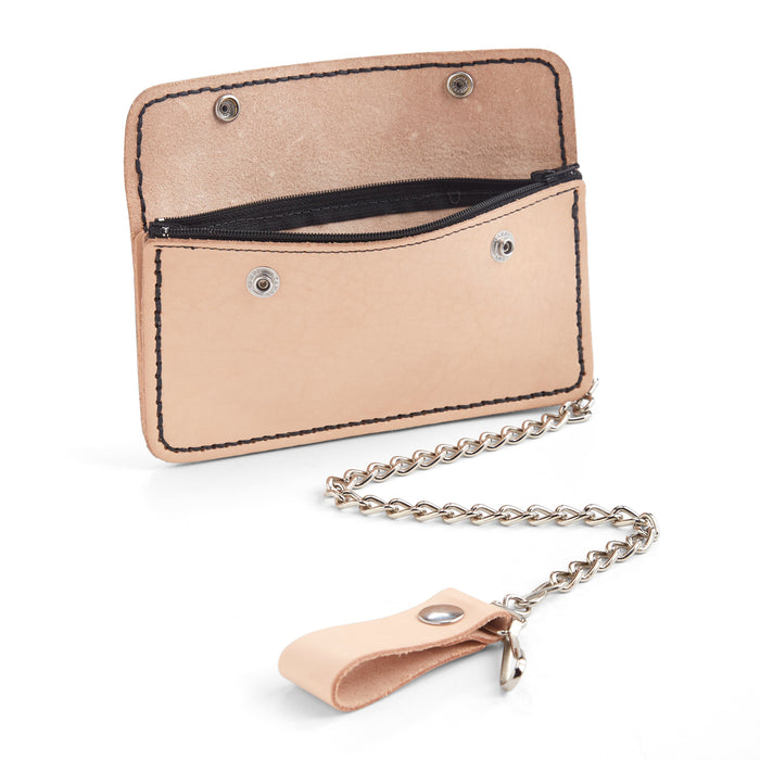 VISCONTI Leren portemonnee met elastische sluiting RFID-blokkering en VISCONTI Leren portemonnee met elastische sluiting RFID-blokkering en