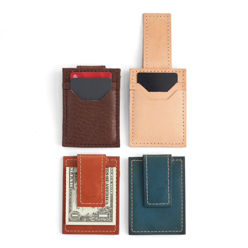Classic Money Clip Wallet Leather Pack of 10