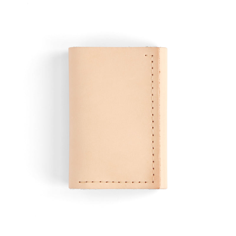 Cartera clásica de piel con tres pliegues, paquete de 10