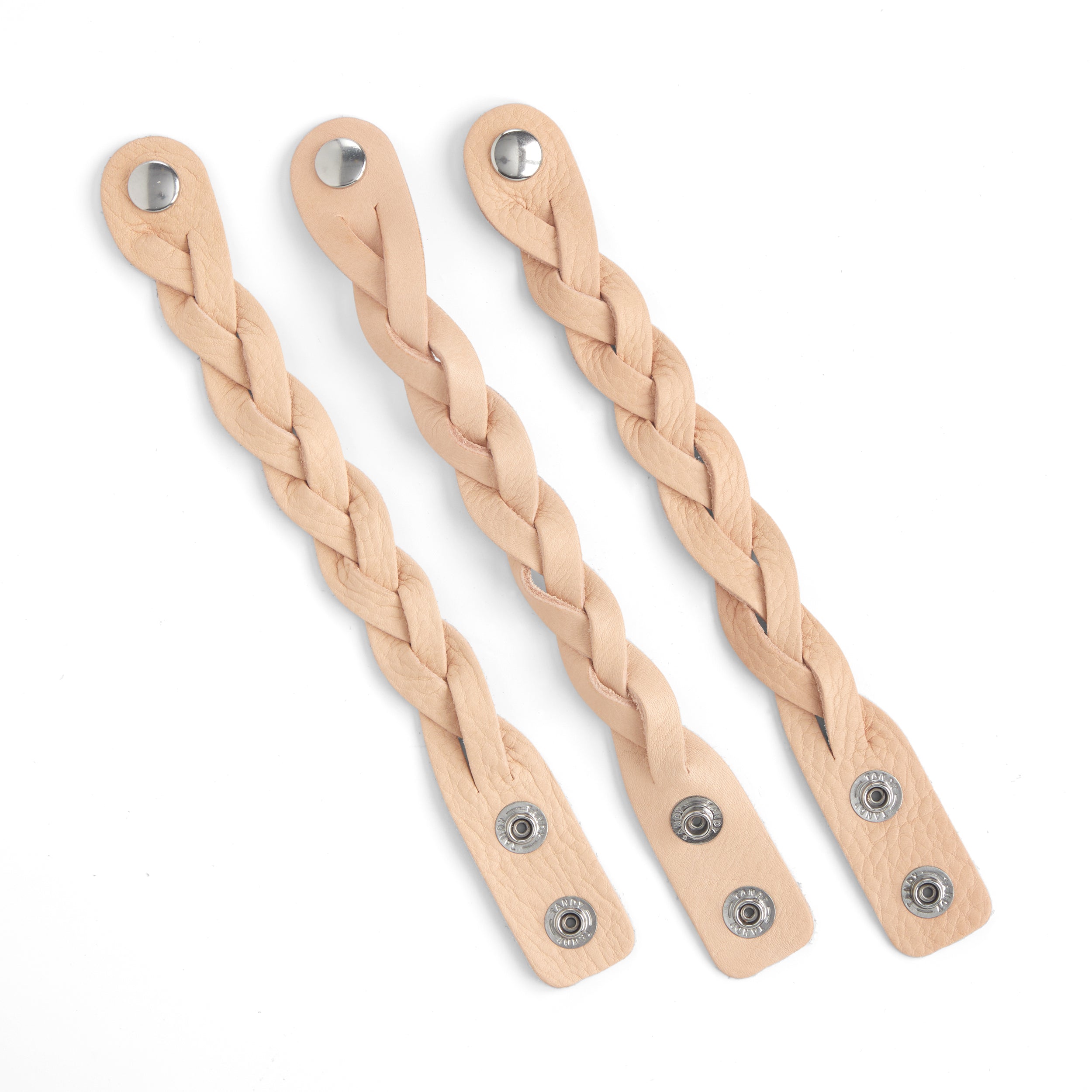 TANIDA JURAN Leather ハンドル　366207 320φ Adjustable Braided Wristband 3 Pack | Tandy Leather — Tandy