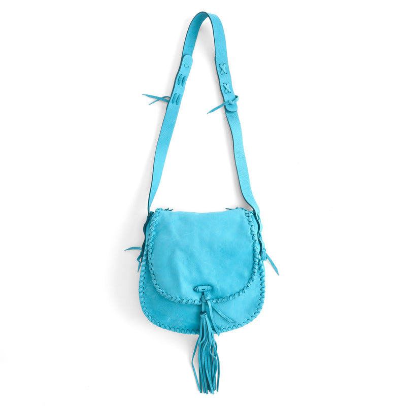Patrón de papel para bolso con flecos de Janis