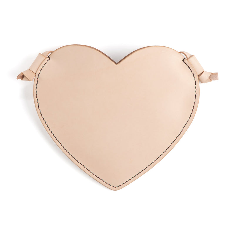 Sac bandoulière coeur en cuir paquet de 10