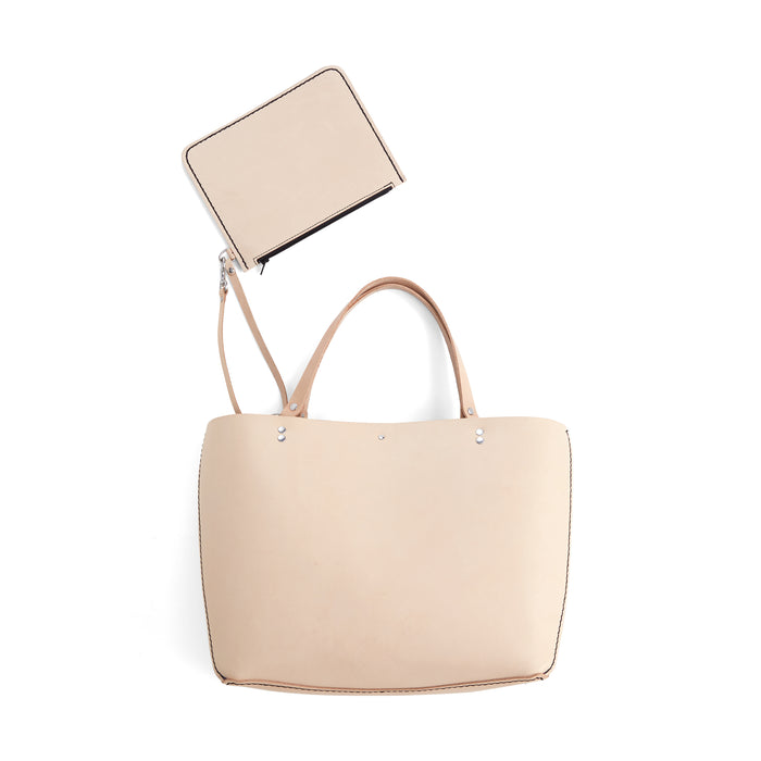 Bolso tote Charlotte con estuche