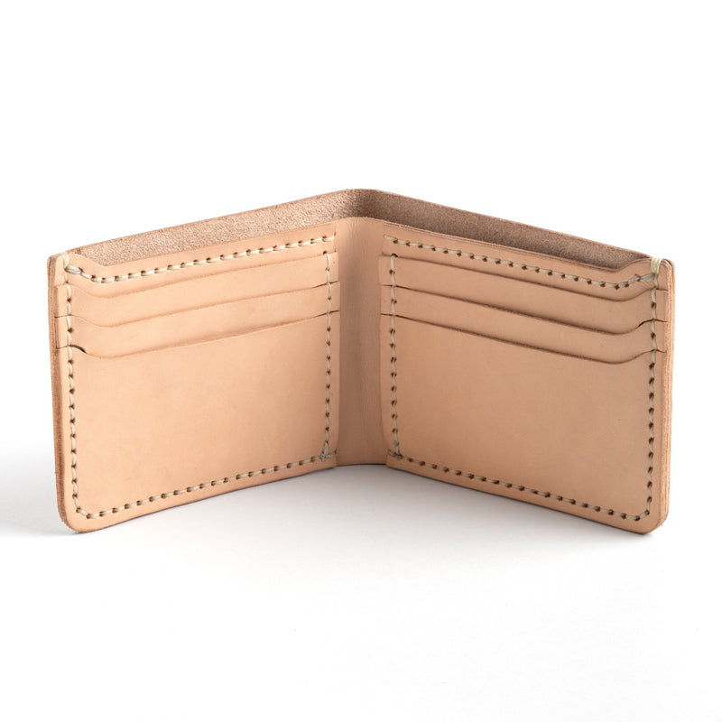 Cartera plegable Dillon de piel, paquete de 10