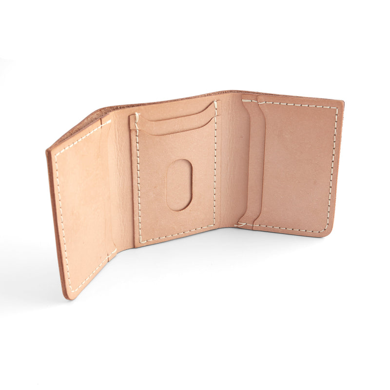 Portefeuille à trois volets Dillon en cuir, lot de 10