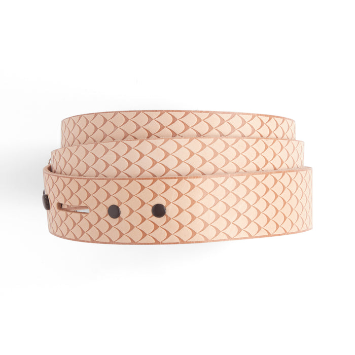 Scalloped Embossed Belt Blank