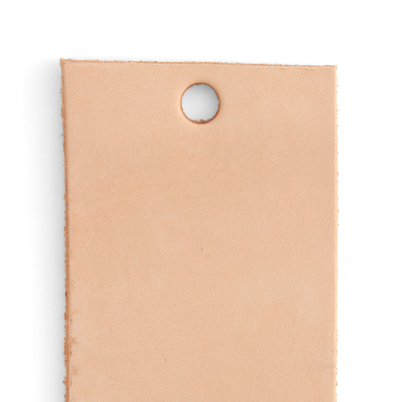 Veg-Tan Cowhide Strip Natural