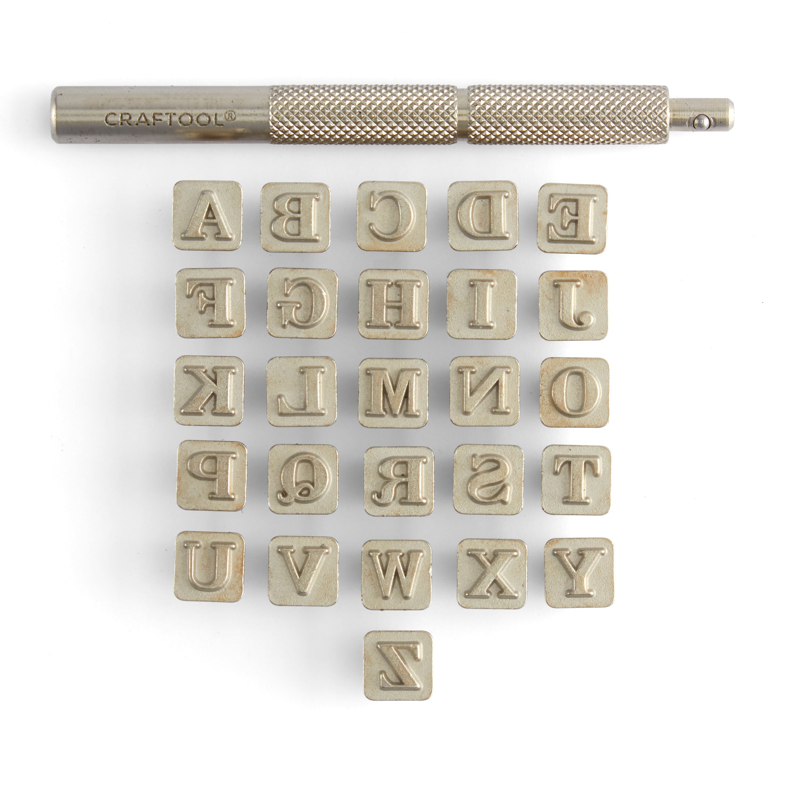 Craftool® Serif Alphabet Stamp Set | Tandy Leather — Tandy Leather