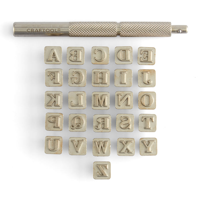 Craftool® Mini Classic Alphabet Stamp Set