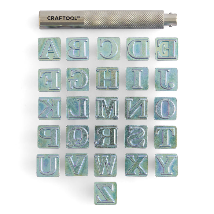 Craftool® Classic Serif Alphabet Stamp Set