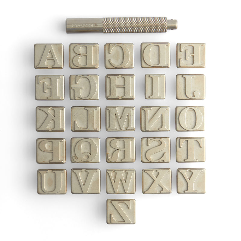 Craftool® Serif Alphabet Stamp Set