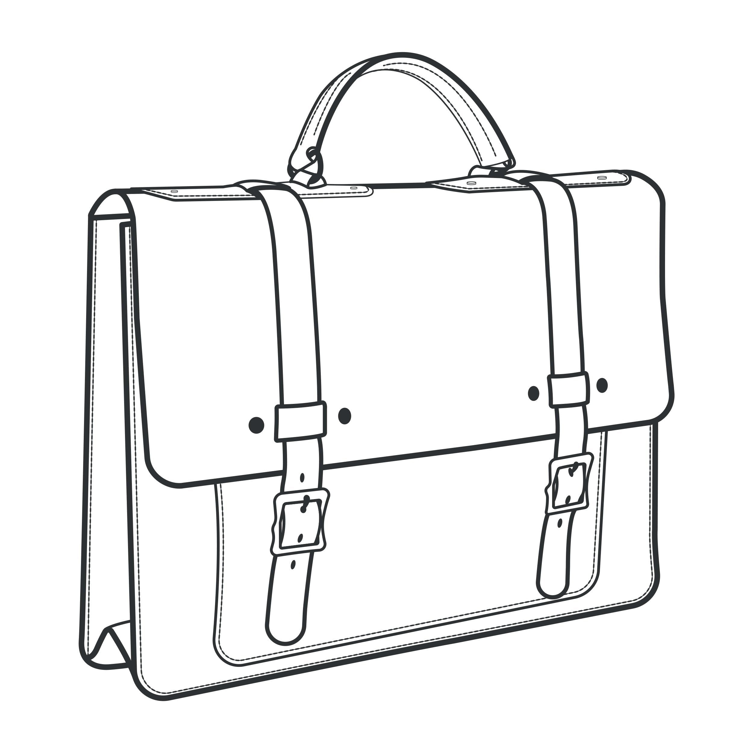 クラフト・布製品 abcherry Ohio Briefcase Paper Pattern | Tandy Leather — Tandy Leather, Inc.