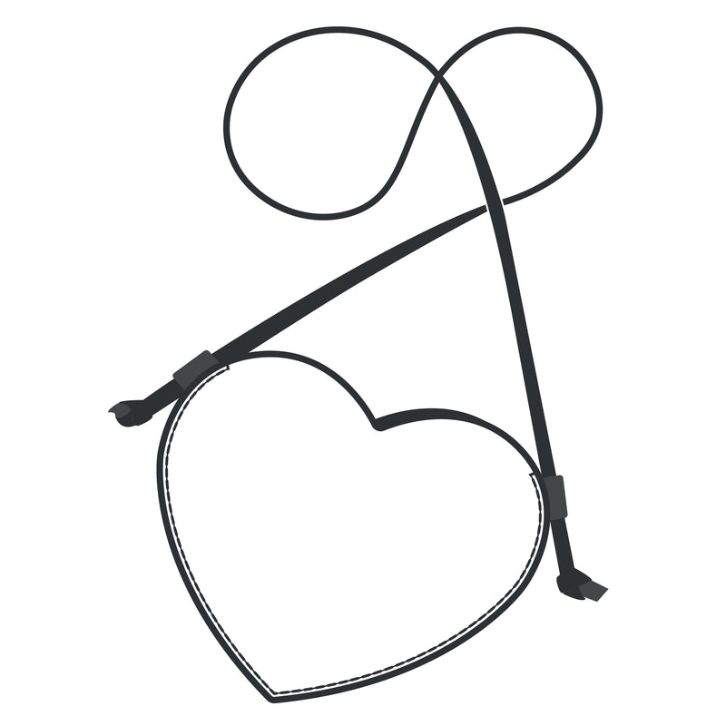 Heart Crossbody Bag Paper Pattern