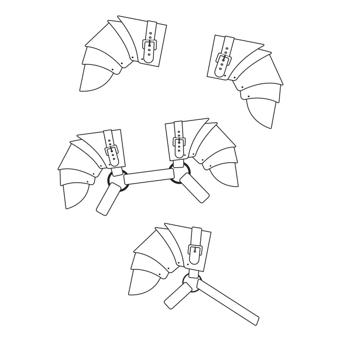 Shoulder Pauldron & Harness Paper Pattern