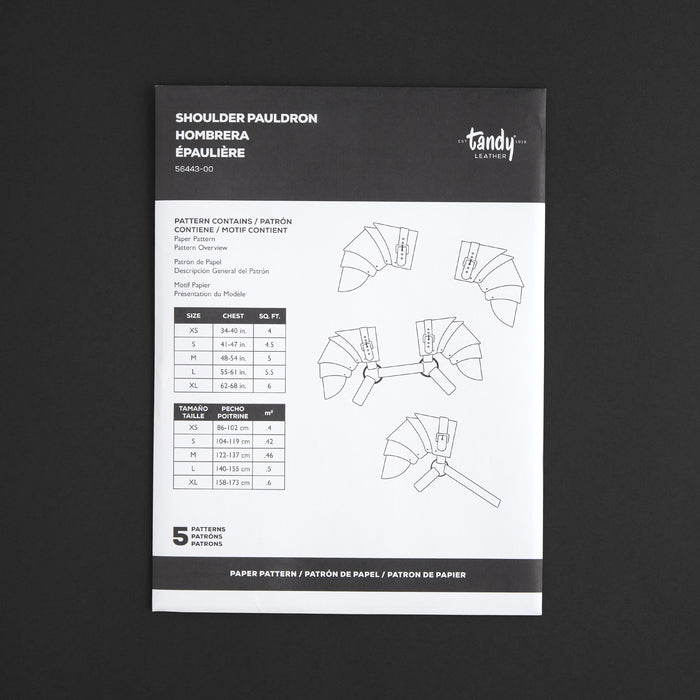 Shoulder Pauldron & Harness Paper Pattern