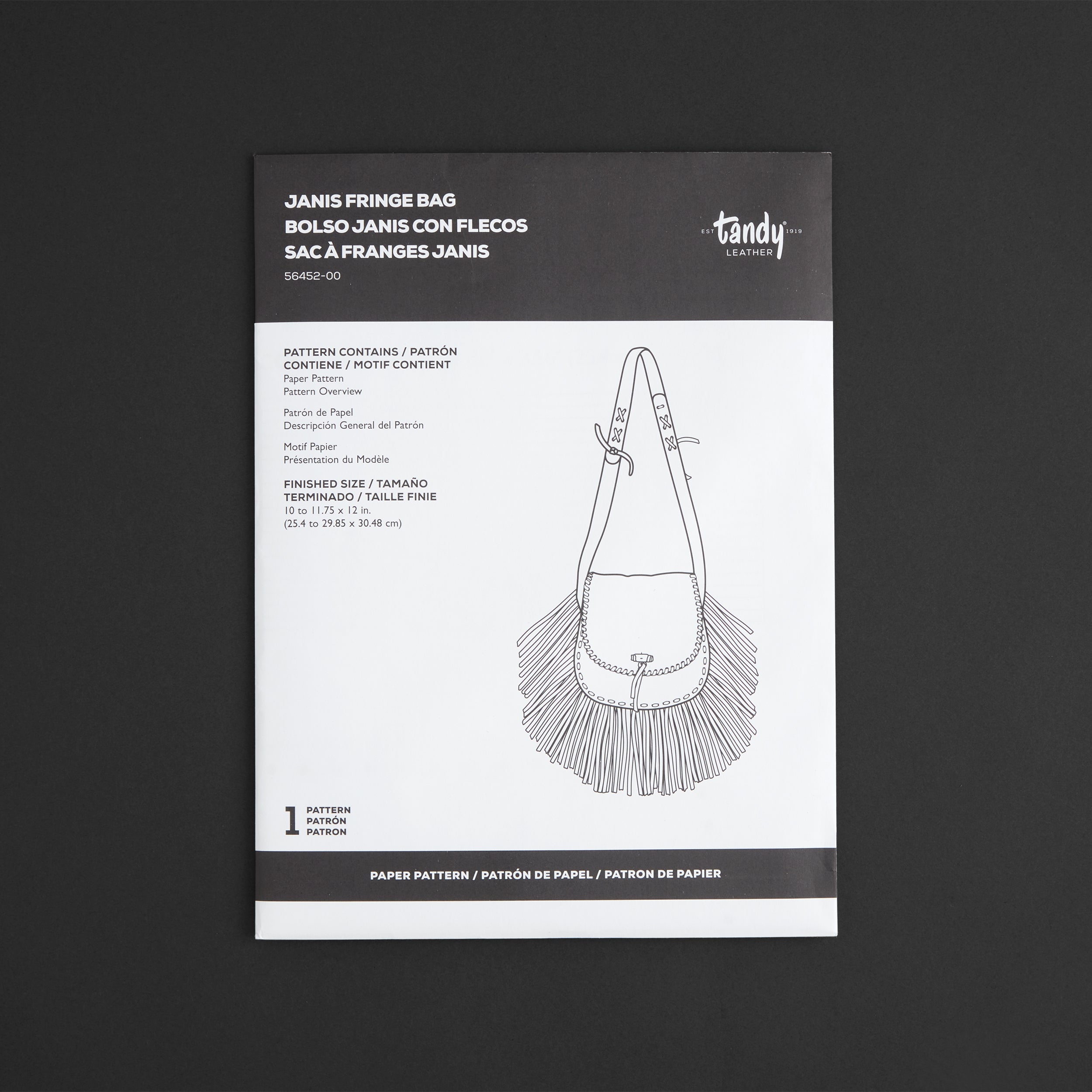 Janis Fringe Bag Paper Pattern | Tandy Leather — Tandy Leather, Inc.