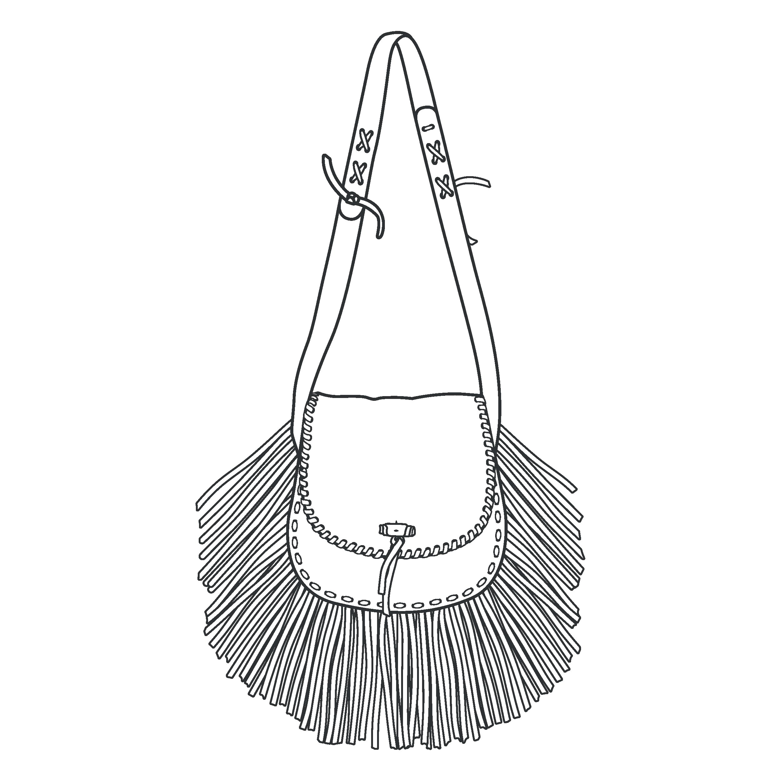Janis Fringe Bag Paper Pattern | Tandy Leather — Tandy Leather, Inc.
