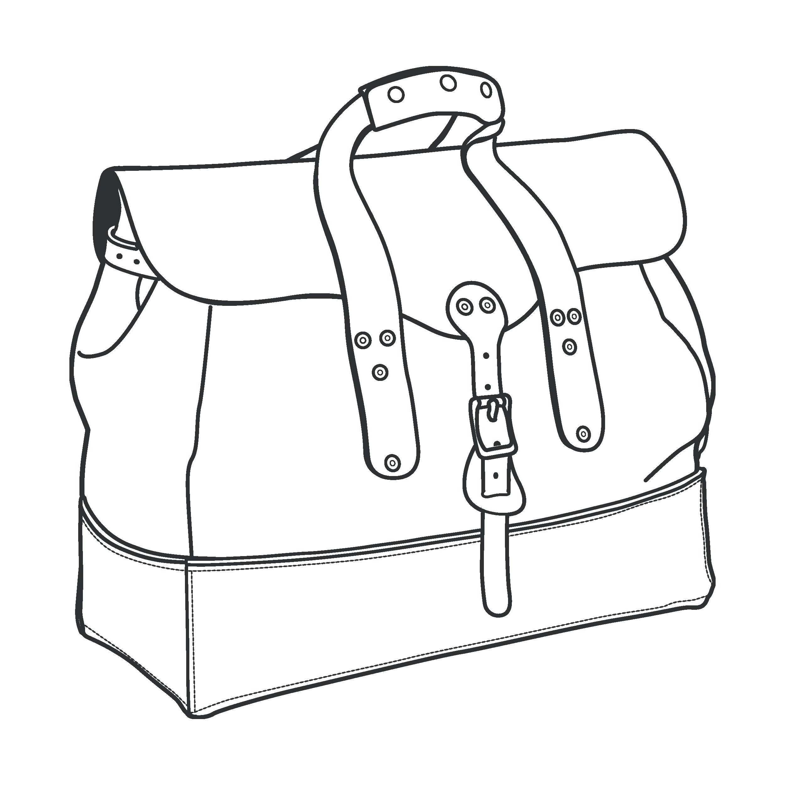 Field Overnight Bag Paper Pattern | Tandy Leather — Tandy Leather