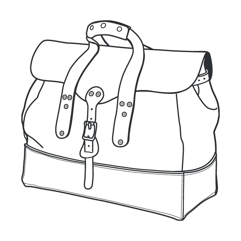 Field Overnight Bag Paper Pattern